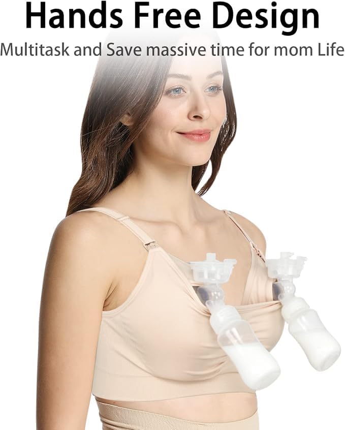 iLoveSIA Hands-Free Pumping-BH – Verstellbar, Bequem und Unterstützend für Stillende Mütter, Ideal z
