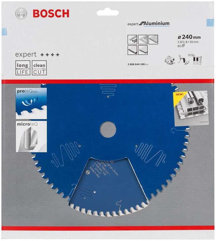 Bosch Professional 1x Kreissägeblatt Expert for Aluminium (für Aluminium, Sägeblatt Ø 240 x 30 x 2,8