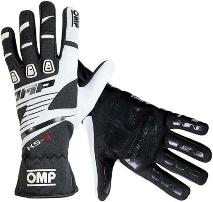OMP Ks-3 Handschuhe schwarz / weiss S, schwarz / weiss S