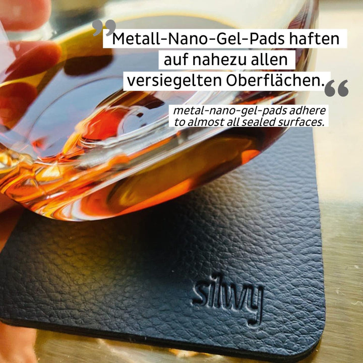 silwy® Magnetgläser, feine Kristallgläser mit perfekt integrierten Magneten und metallischen Nano-Ge