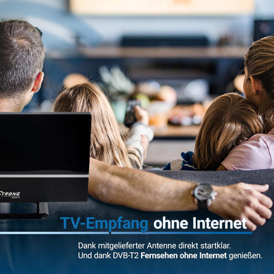 Sky Vision VT-92 DVB-T/T2 Reciever, Empfang Aller freien SD und HD DVB-T2 Sender, Digital, Full-HD 1