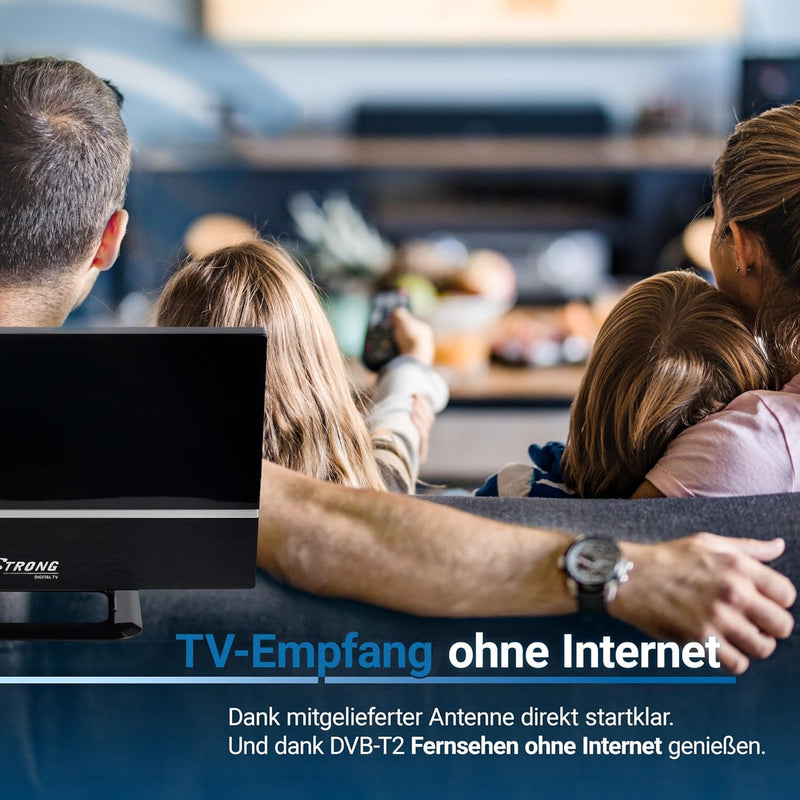 Sky Vision VT-92 DVB-T/T2 Reciever, Empfang Aller freien SD und HD DVB-T2 Sender, Digital, Full-HD 1