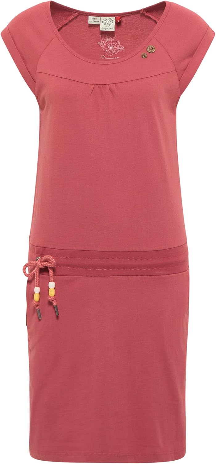 Ragwear Kleid Damen Penelope 2111-20010 Grün Green 5023 XL Altrosa, XL Altrosa