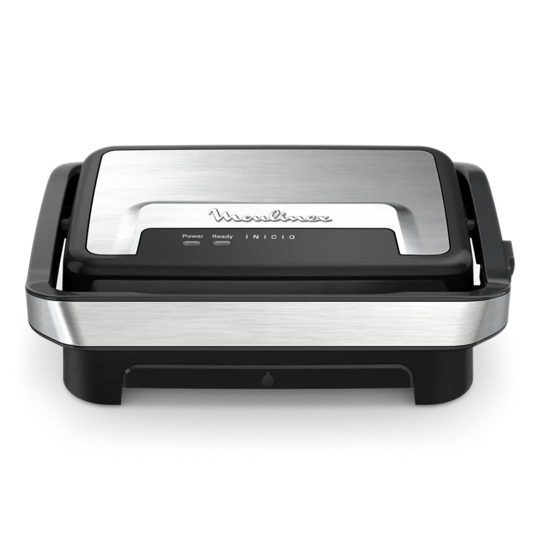 Moulinex Home Compact, Panini- und Grillplatte, antihaftbeschichtete Kochplatten, leicht zu verstaue