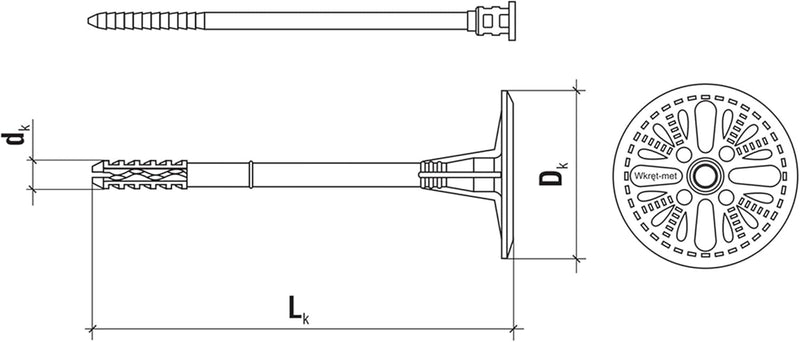 KLIMAS® Set Tellerdübel 200 Stück + Styroporfräser 1 St + 100 St EPS Styropor Abdeckkappen Rondelle