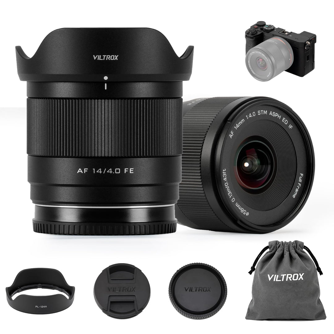 VILTROX 14mm F4.0 Air FE Mount Kamera Objektiv für Sony Camera Lenses Vollformat Wide Angle Autofoku