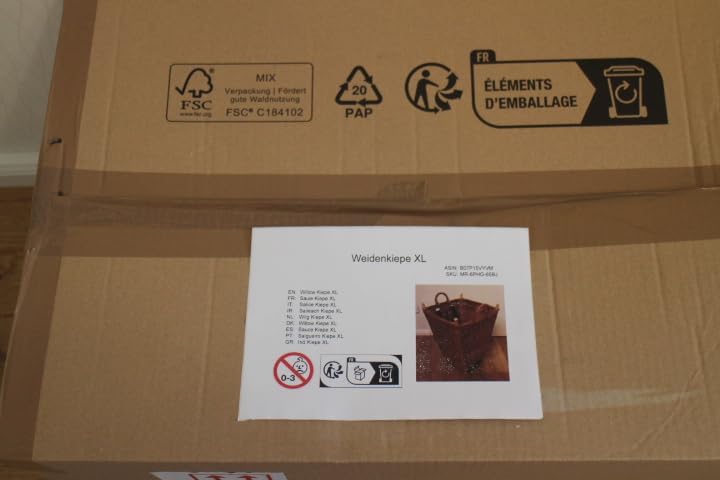 Kiepe mit Tragegurt aus Weide L, XL oder XXL Rückentragekorb Winzerkepe Weidenkiepe Huckelkorb Holzk