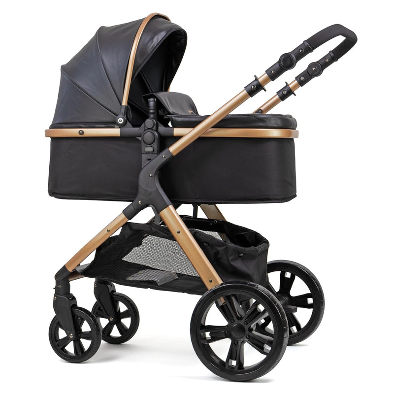 Pixini Kinderwagen Nelio 3in1 Kombikinderwagen, inkl. Babywanne & Buggy & Auto-Babyschale & Wickelta