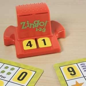 ThinkFun 76352 - Zingo® 1-2-3 - Das rasante Zahlen-Bingo ab 4 Jahren