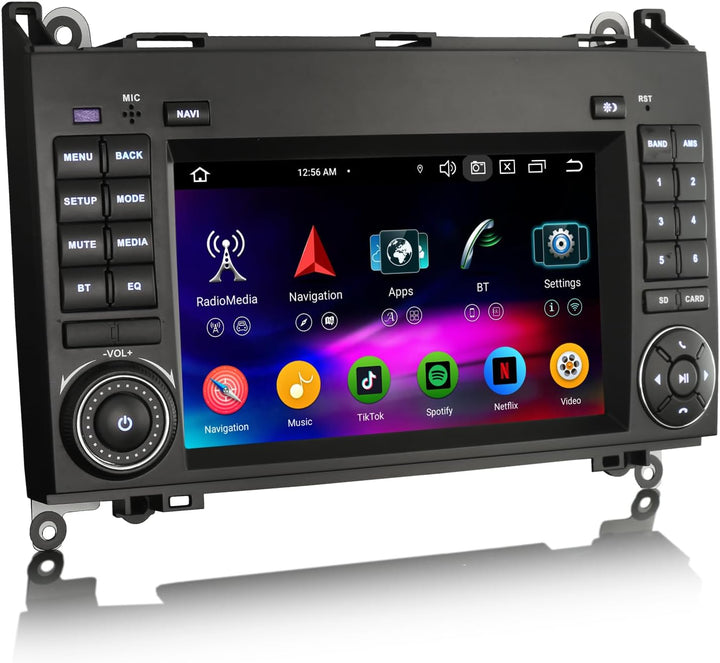Erisin Android 13 8-Kern 4GB+64GB Autoradio GPS Navi für Mercedes Benz A/B Klasse W169 W245 Sprinter