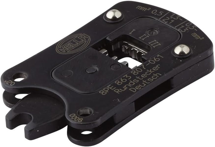 HELLA - Crimpzangeneinsatz - Metall - schwarz - Head tool Deutsch DT - 8PE 863 807-061