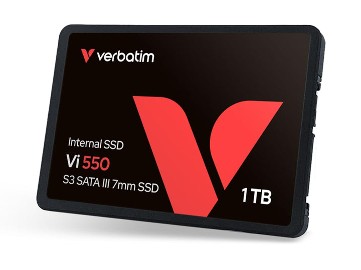 Verbatim Vi550 S3 SSD, internes SSD-Laufwerk mit 1 TB Datenspeicher, Solid State Drive mit 2,5&