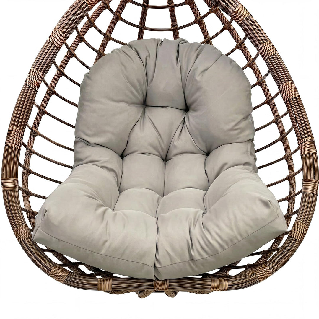 Hängesessel Kissen Ersatzkissen Outdoor: Thick Soft Polyester Sitzkissen 80x120 cm Egg Swing Cushion