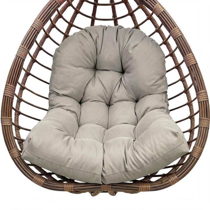 Hängesessel Kissen Ersatzkissen Outdoor: Thick Soft Polyester Sitzkissen 80x120 cm Egg Swing Cushion