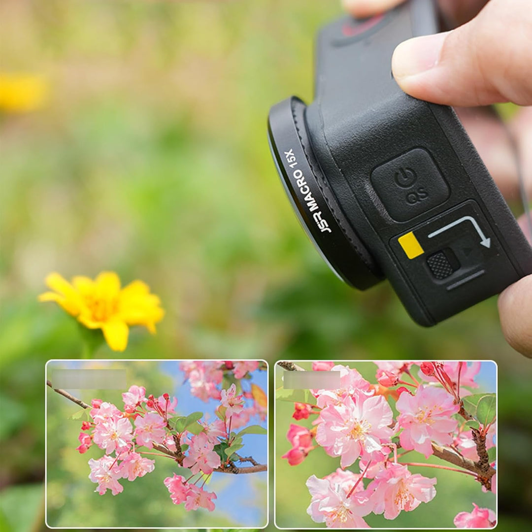 Mikroobjektiv für DJI Osmo Action 6, 15X Micro Lens Makro Linse Filter Objektiv Zubehör für DJI Osmo