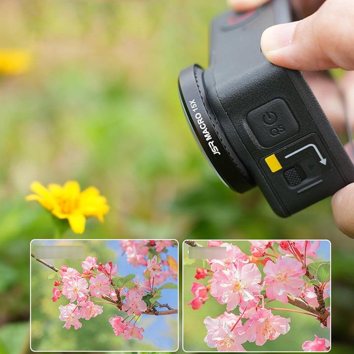 Mikroobjektiv für DJI Osmo Action 6, 15X Micro Lens Makro Linse Filter Objektiv Zubehör für DJI Osmo