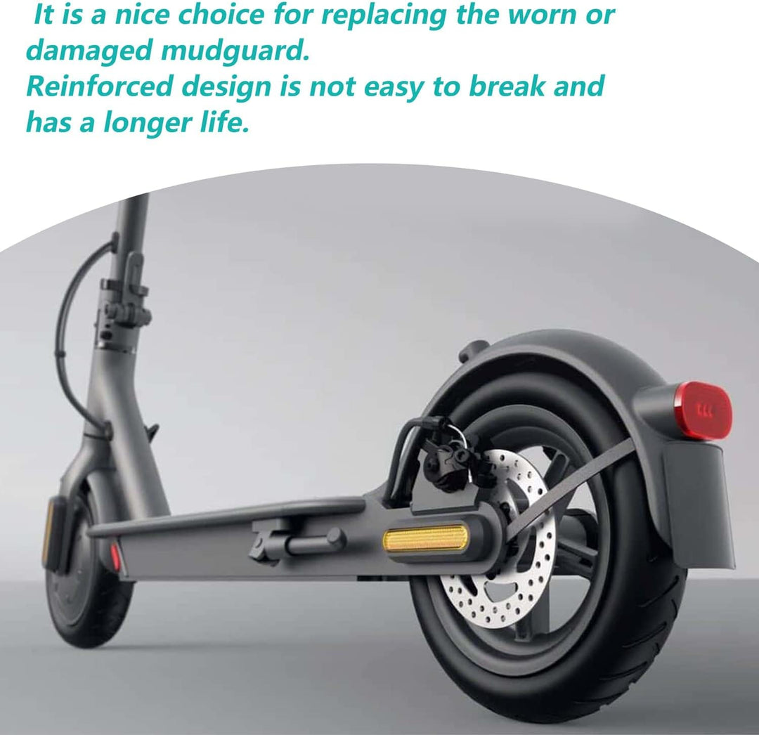 minghaoyuan Elektroroller Hinterer Kotflügel, Hinten Kotflügel mit Hook und Rücklicht für X-mi M365