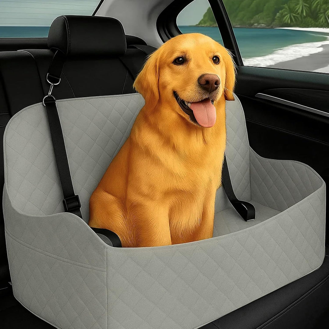 Hunde Autositz für grosse &amp; mittelgrosse Hunde bis 25 kg | Autositze mit Dicker Polsterung, Sicherhe