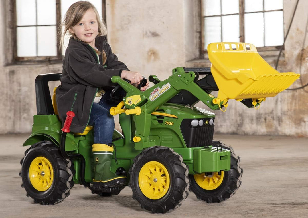 Rolly Toys S2671012 Toys rollyFarmtrac John Deere 7930 (mit Frontlader, für Kinder von 3 bis 8 Jahre