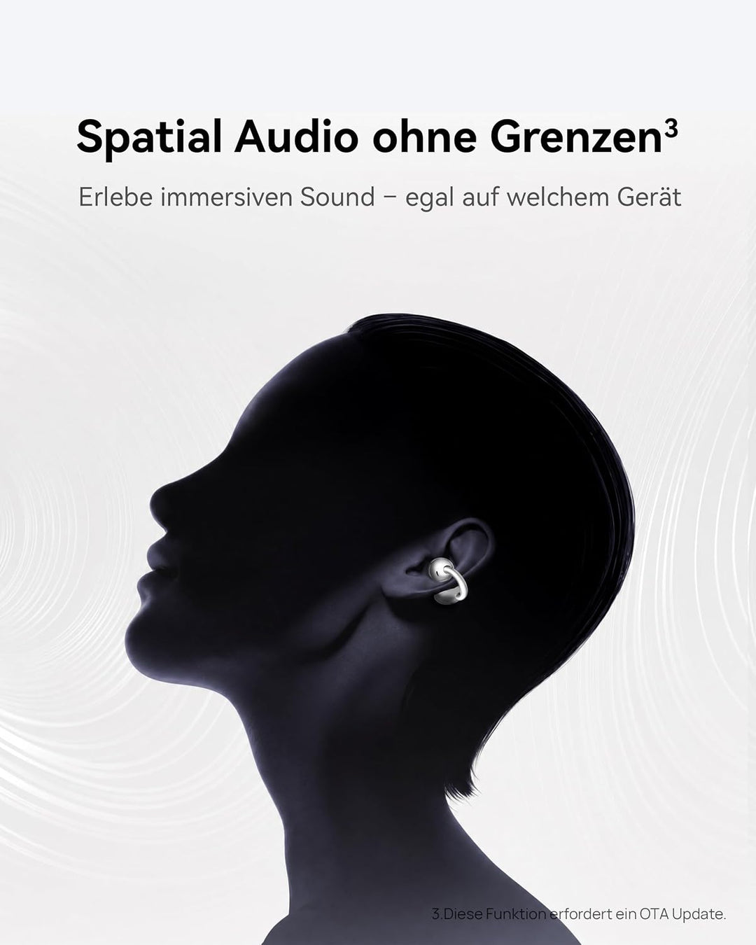 HUAWEI FreeClip 2 S Kabellose Kopfhörer, ganztägiger Komfort, 5,1 g, Blau | Adaptive Open-Ear-Techno
