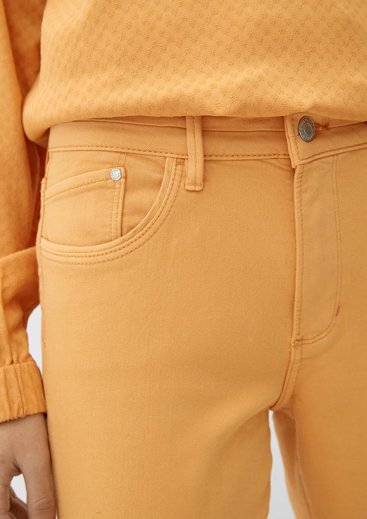 s.Oliver Damen Jeans-Hose, lang 44W / 30L Gelb, 44W / 30L Gelb