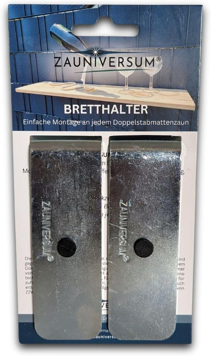ZAUNIVERSUM Bretthalter Halterung Zaun-Regal verzinkt