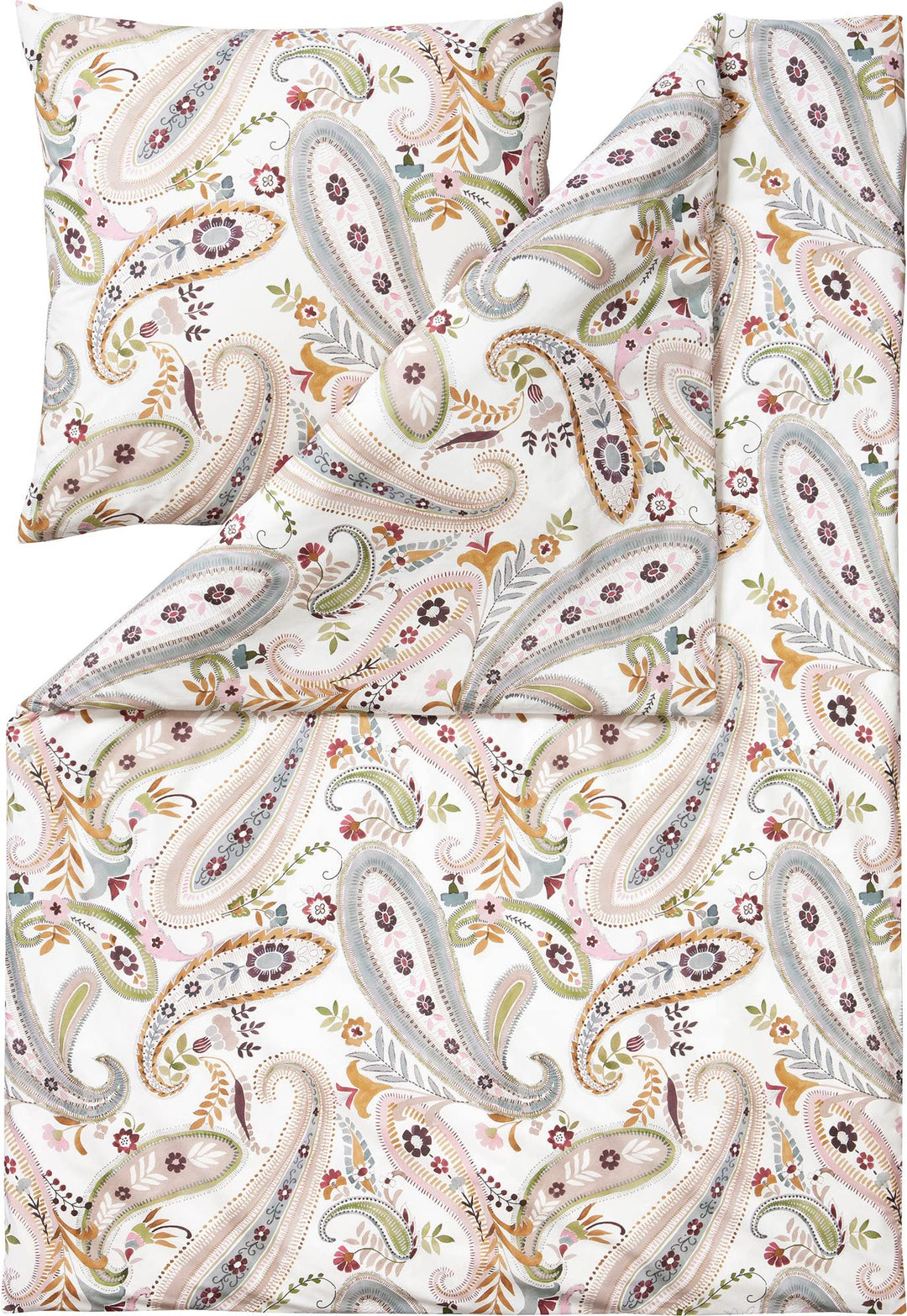 Bio-Bettwäsche Agonda | Multicolor | 135x200 + 80x80 cm | Bio und GOTS Zertifiziert | trocknerfest u