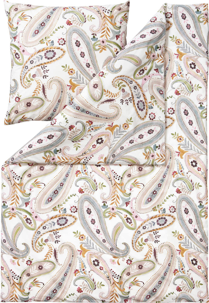 Bio-Bettwäsche Agonda | Multicolor | 135x200 + 80x80 cm | Bio und GOTS Zertifiziert | trocknerfest u