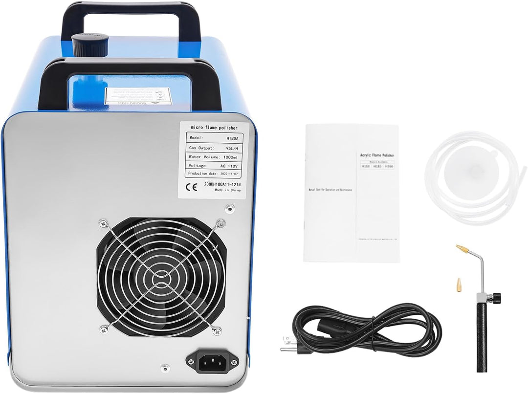 400W 220V Sauerstoff Wasserstoff HHO Gas Flammengenerator Poliermaschine Brenner Acrylschweissmaschi