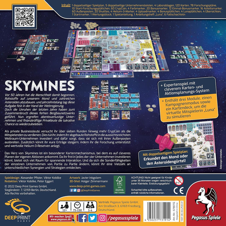 Pegasus Spiele 57807G Fantasy Skymines, 7 x 29.5 x 29.5