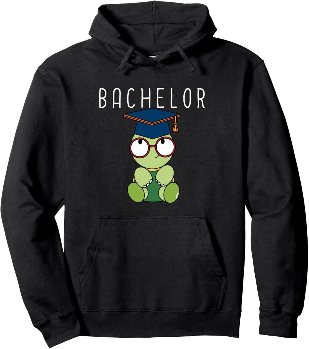 Bachelor Abschluss Geschenk Idee Uni Fun Lustig Schildkröte Pullover Hoodie
