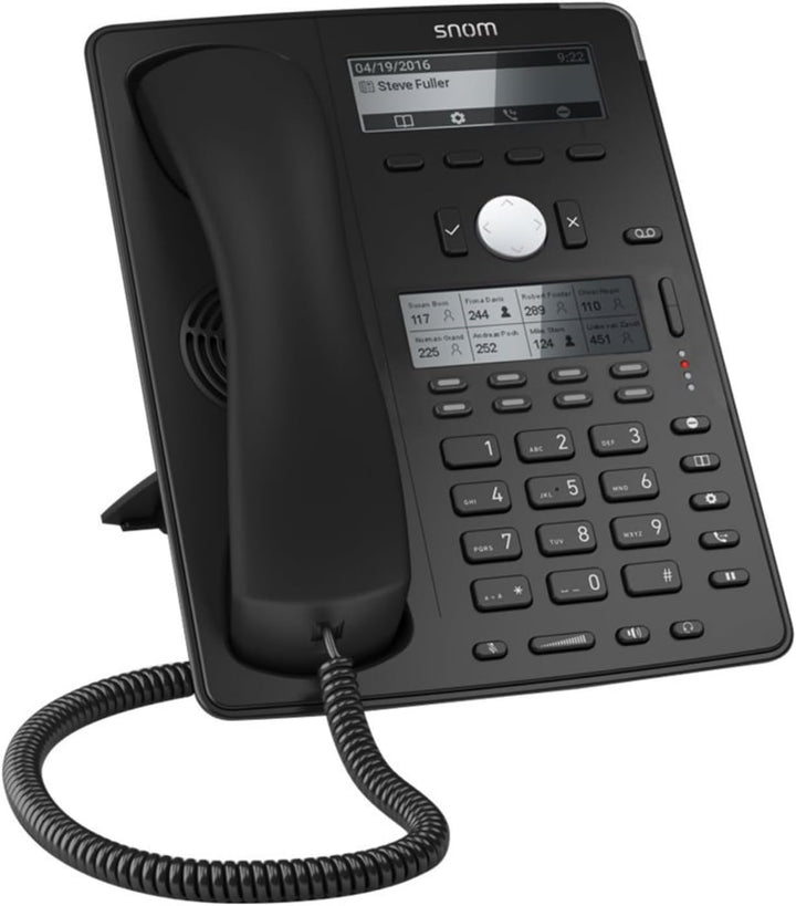 Snom D745 IP Telefon, SIP Tischtelefon (8 (32) konfigurierbar, selbstbeschriftend, mehrfarbige LED-T