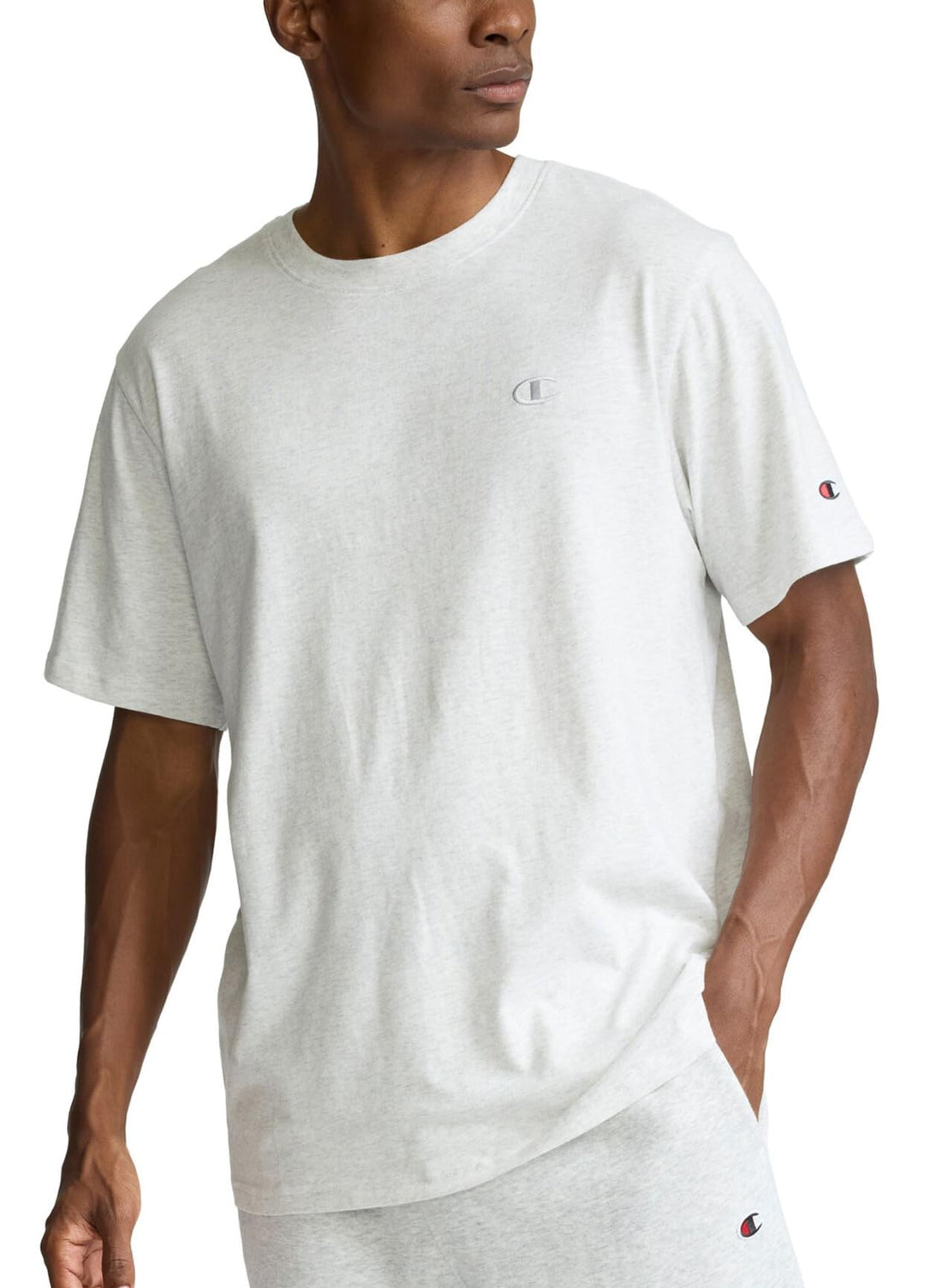 Champion Unisex Klassisches Jersey T-Shirt Hemd S Oxford-grau, S Oxford-grau