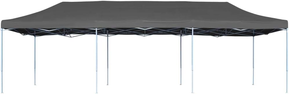 Festnight Faltzelt 3 x 9 m Anthrazit Faltpavillon Pavillon faltbar Pop-Up, UV- und Wasserbest?ndig,