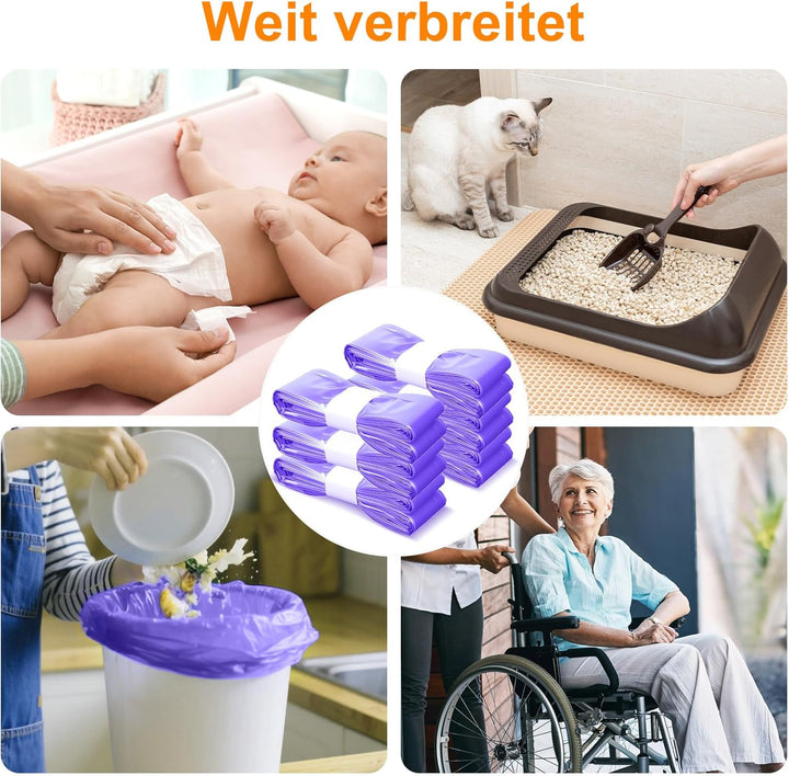 12 Stück Windeleimer Nachfüllkassetten, 4.5M Nachfüllkassetten windeleimer kompatibel mit AngelCare,