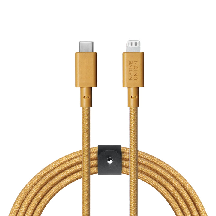 Native Union Belt Cable USB-C auf Lightning – 10ft Ultrastarkes, Verstärktes Kabel [MFi-Zertifiziert