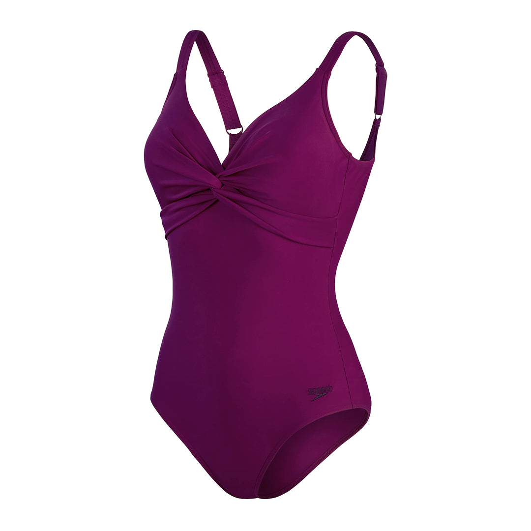 Speedo Brigitte Badeanzug Damen 34 Violett, 34 Violett