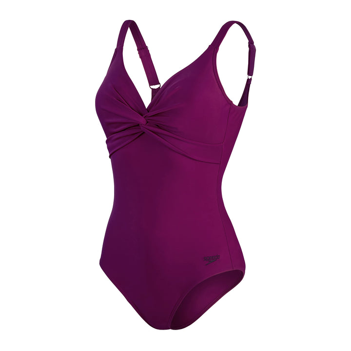 Speedo Brigitte Badeanzug Damen 34 Violett, 34 Violett