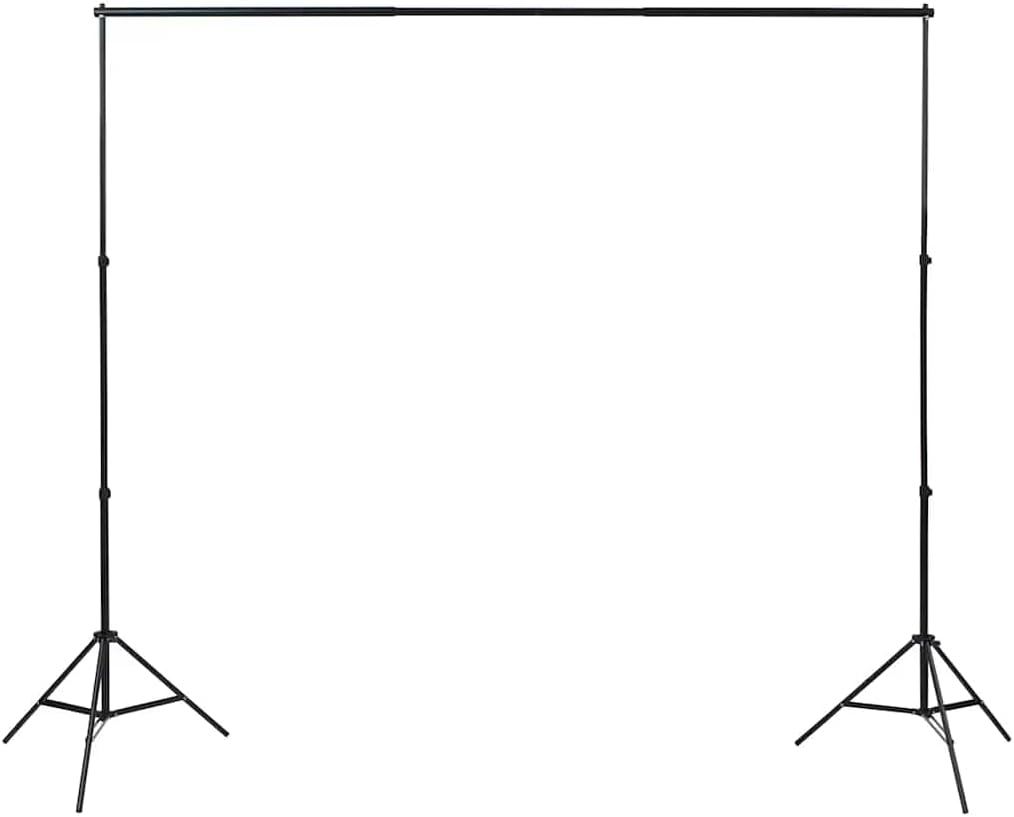 vidaXL Fotostudio-Set mit Beleuchtung und Hintergrund, Studio-Kit, Tageslicht-Lampe, Studio-Beleucht