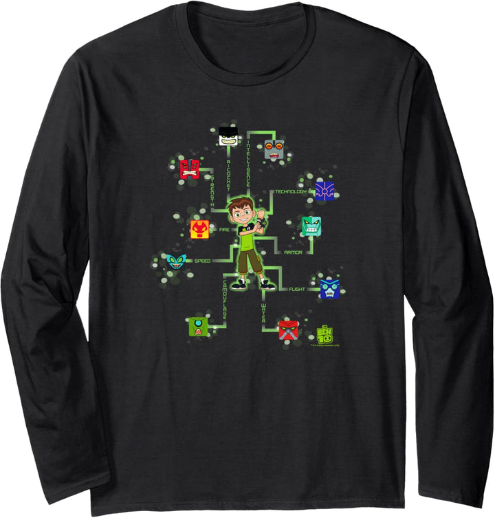Ben 10 10 Blocks Langarmshirt
