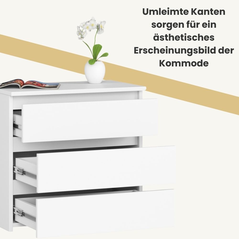 AKORD Kommode Set Schubladen Komodenschrank Sideboard| für das Wohnzimmer Schlafzimmer Wohnzimmersch