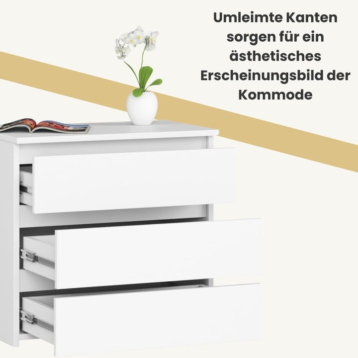 AKORD Kommode Set Schubladen Komodenschrank Sideboard| für das Wohnzimmer Schlafzimmer Wohnzimmersch