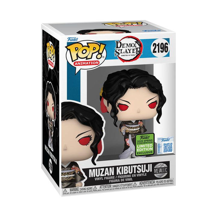 Funko Pop! Animation Demon Slayer Muzan Kibutsuji Metallic 2196 Limited Edition Exclusive Vinyl Figu