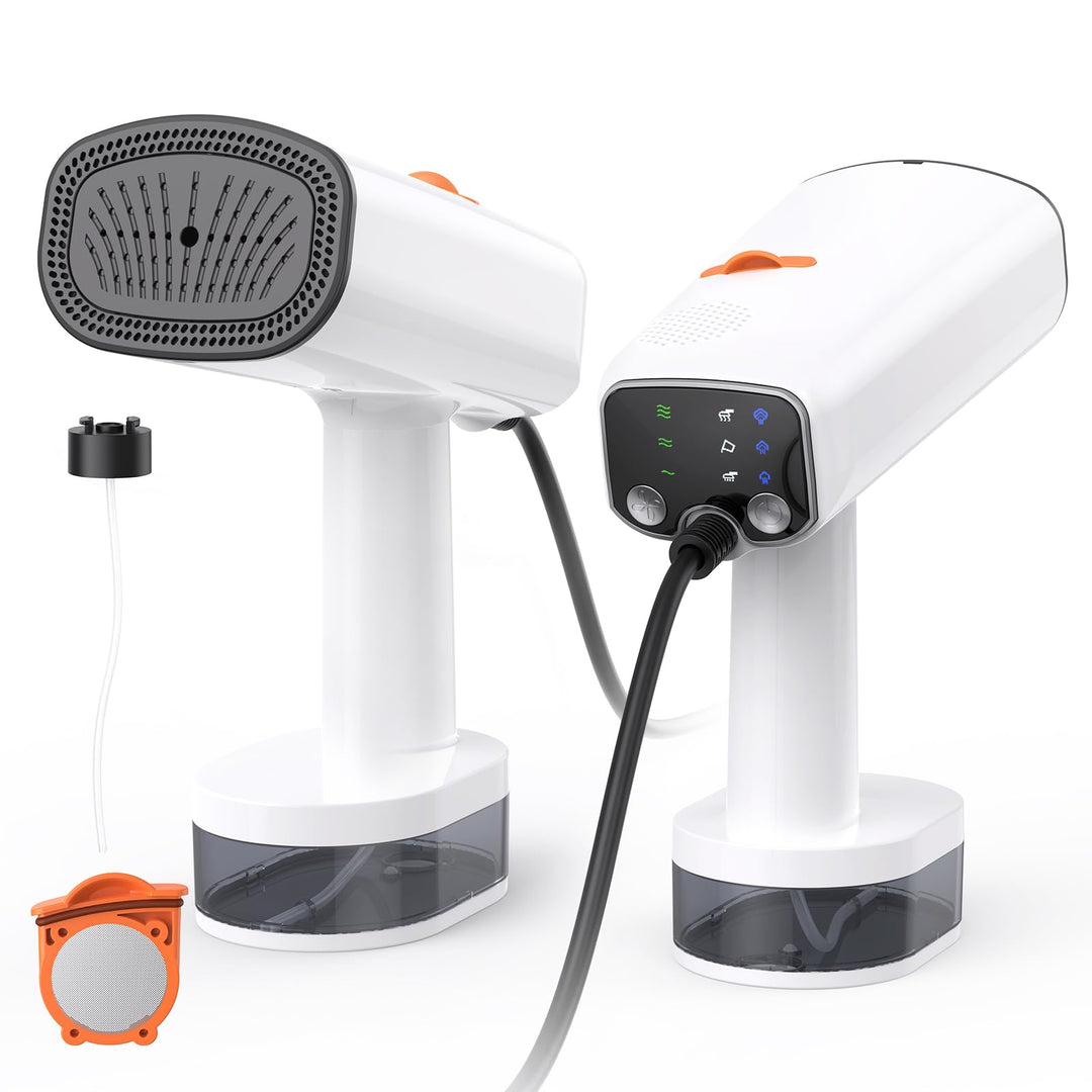 Lubluelu 2100W Garment Steamer, Fast-Heating Handheld Clothes Steamer with 6000Pa Suction, Portable