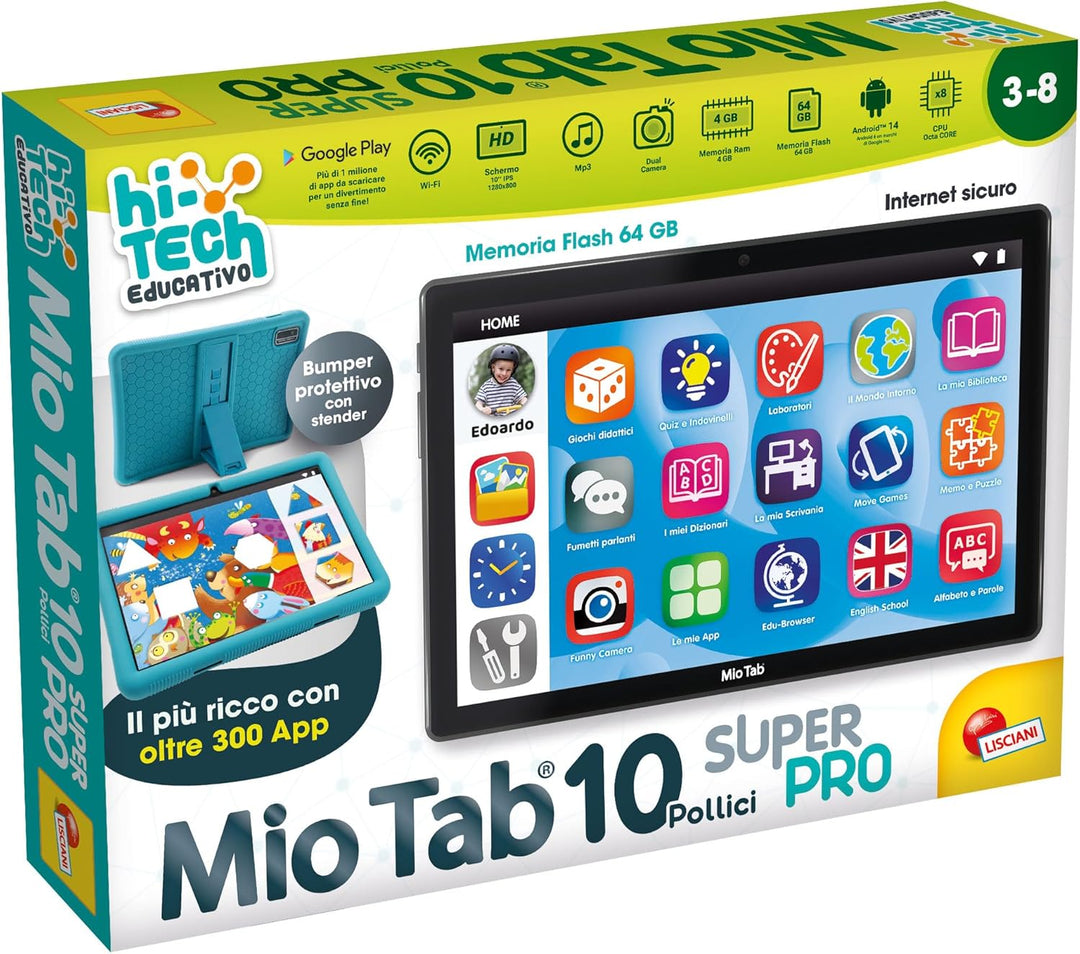 Liscianigiochi Hi Tech Lernspiel Mio Tab 10 Super Pro