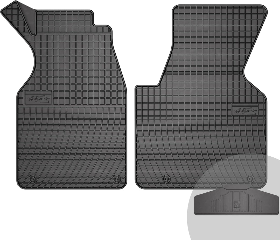 FROGUM EL Toro Gummimatten Ganzjähriges-Set von Autofussmatte Auto Fussmatten für Volkswagen Transpo