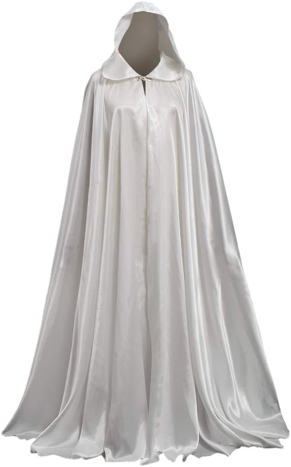 GRACEART Damen Cape Umhang Mit Kapuze Mittelalter Mantel Lang Halloween kostüm Für Hochzeit Braut Ab