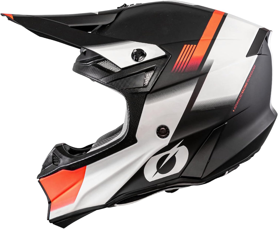 O'NEAL 10SRS Hyperlite Helm, Black/Neon Yellow