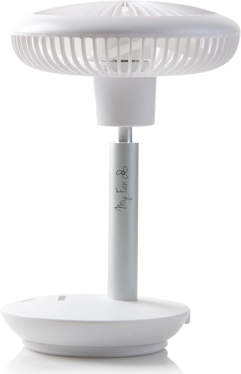 Domo DOMO DO8147 Tischventilator 5 W (Ø x H) 18 cm x 28.2 cm Weiss