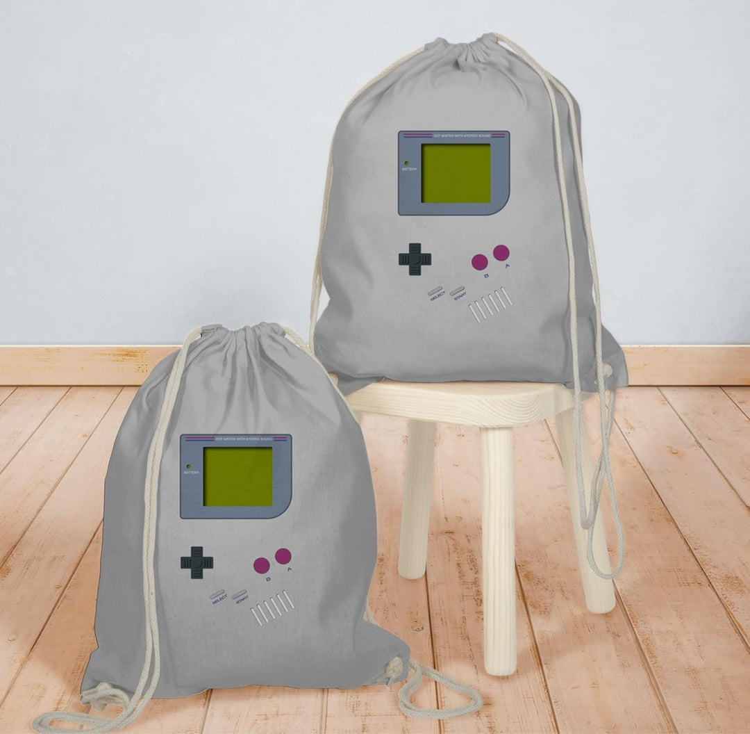 Shirtracer - Turnbeutel Rucksack - Gameboy | Nerds 01 Hellgrau, 01 Hellgrau